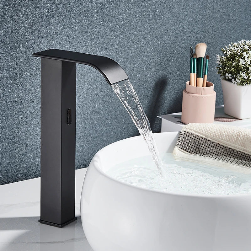 Luxury Automatic Basin Faucet – Motion Sensor Hot & Cold Water Tap  SEO Title
