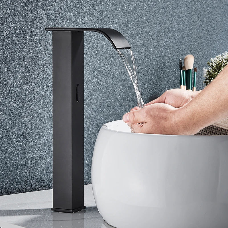 Luxury Automatic Basin Faucet – Motion Sensor Hot & Cold Water Tap  SEO Title