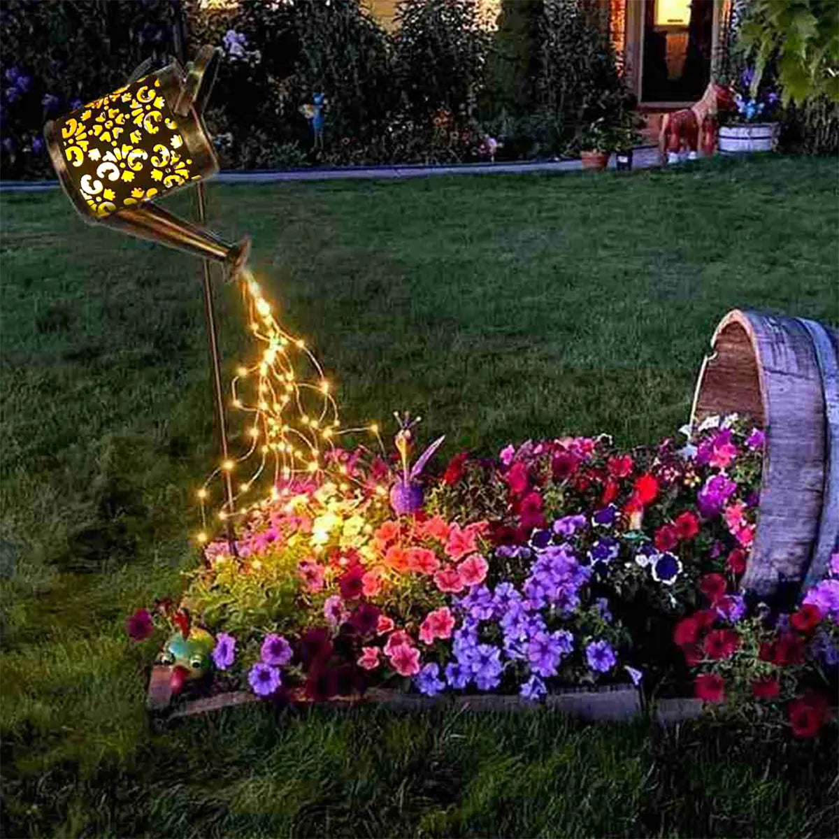 Solar Watering Can Light