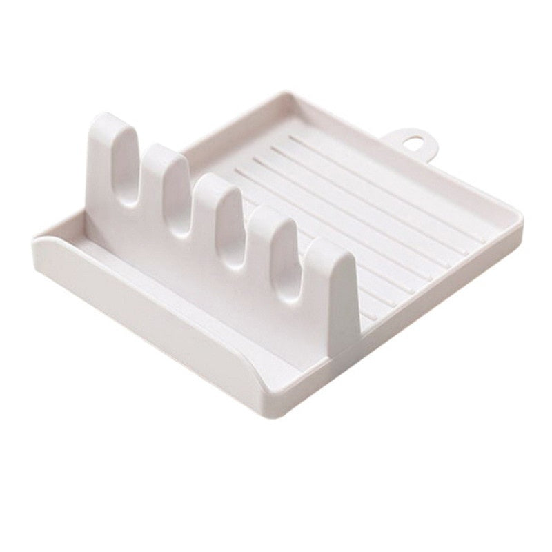 Non-slip support for kitchen utensils