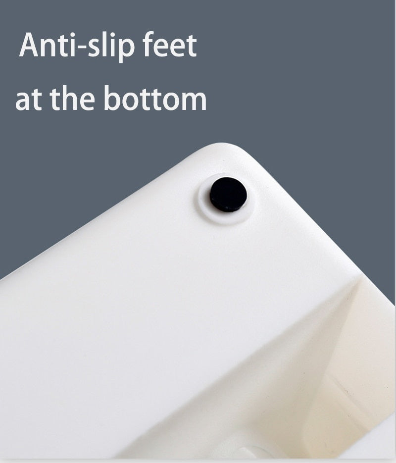 Non-slip support for kitchen utensils
