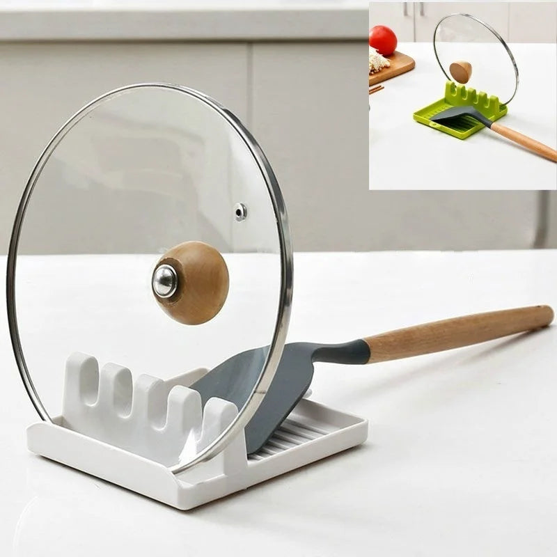 Non-slip support for kitchen utensils