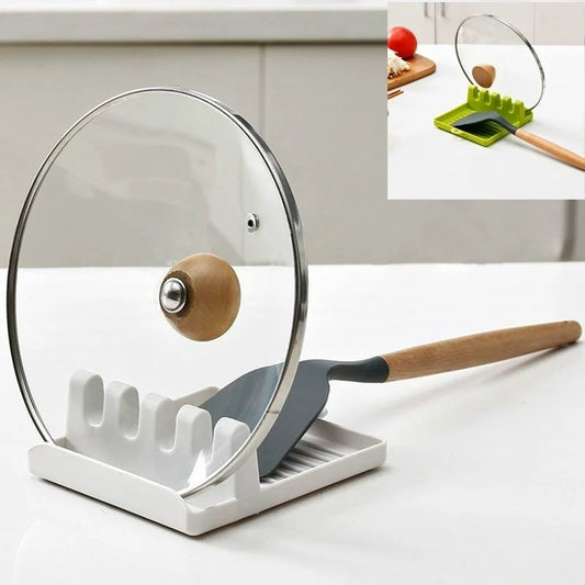Non-slip support for kitchen utensils