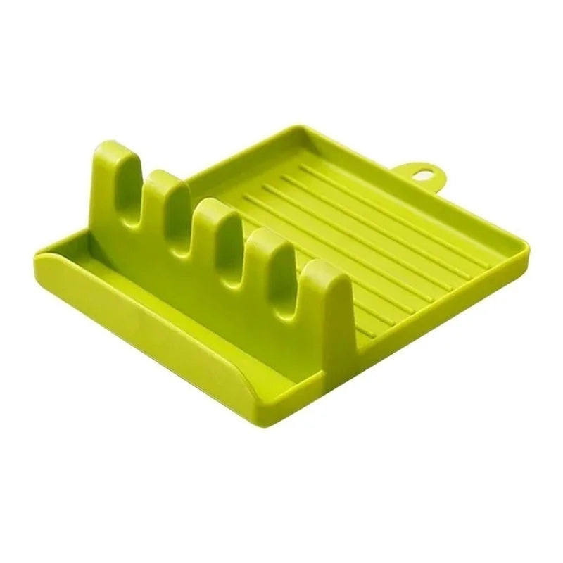 Non-slip support for kitchen utensils