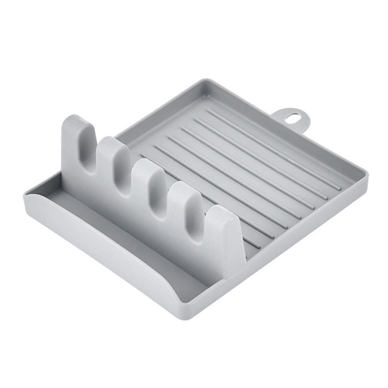 Non-slip support for kitchen utensils