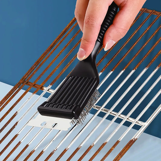 Stainless Steel Grill Cleaning Brush 2-in-1