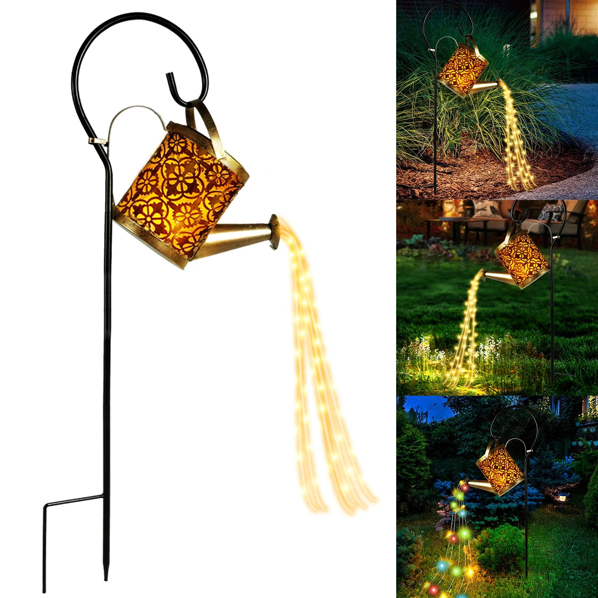 Solar Watering Can Light