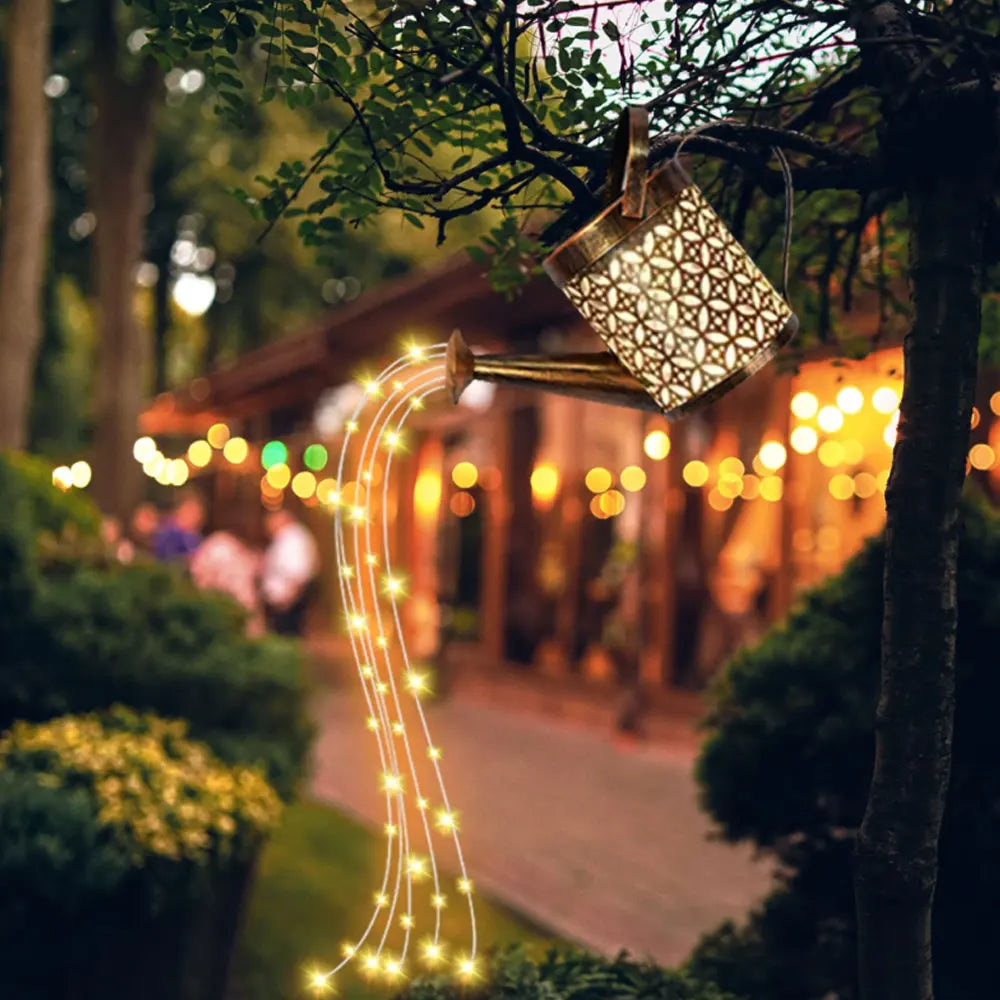 Solar Watering Can Light