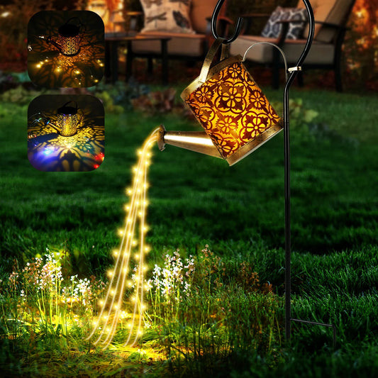 Solar Watering Can Light