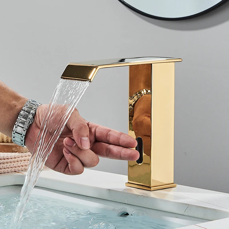 Luxury Automatic Basin Faucet – Motion Sensor Hot & Cold Water Tap  SEO Title