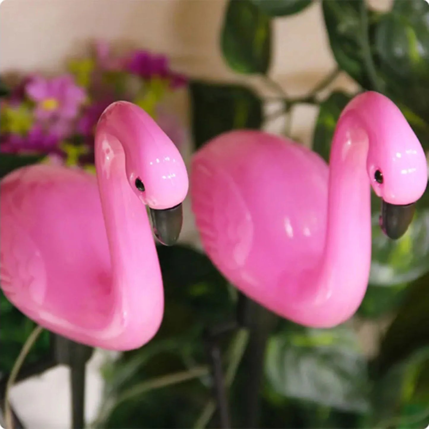 Solar Flamingo Garden Lights
