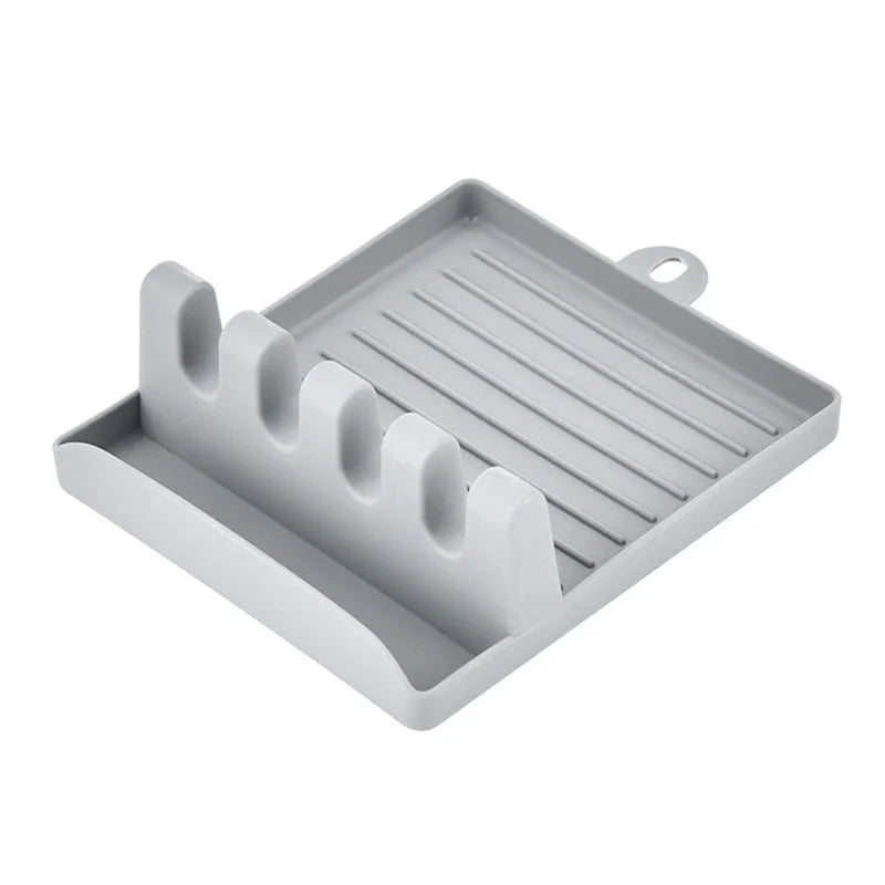 Non-slip support for kitchen utensils