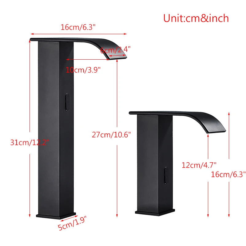 Luxury Automatic Basin Faucet – Motion Sensor Hot & Cold Water Tap  SEO Title