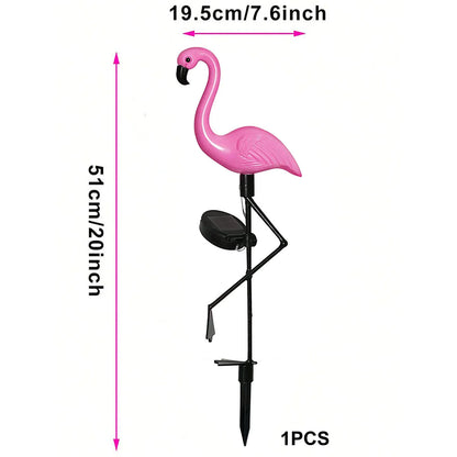 Solar Flamingo Garden Lights