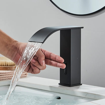 Luxury Automatic Basin Faucet – Motion Sensor Hot & Cold Water Tap  SEO Title