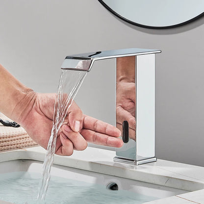 Luxury Automatic Basin Faucet – Motion Sensor Hot & Cold Water Tap  SEO Title