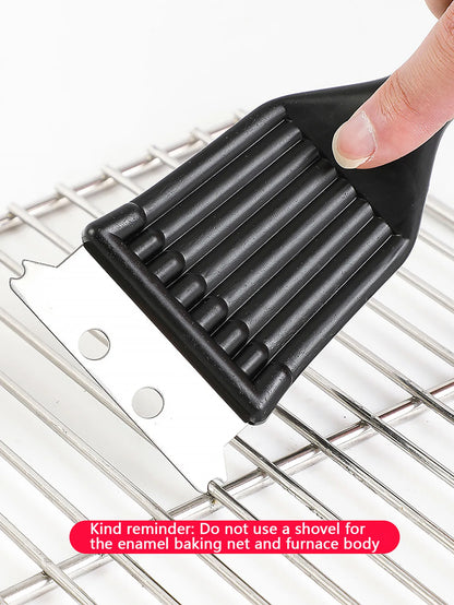 Stainless Steel Grill Cleaning Brush 2-in-1